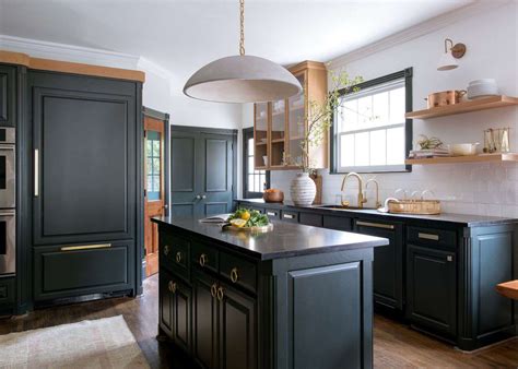 28 Dark Green Kitchens For a Moody, Earth-Toned Space