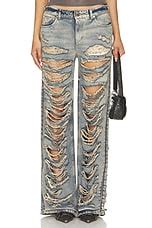 retrofete Chanti Destroyed Flare Jeans in Amalfi | REVOLVE