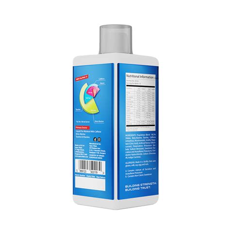 Apex Vitals Alpha 1 Liquid Pre Sports RTD|Made In Europe|FDA,EFSA & FS ...
