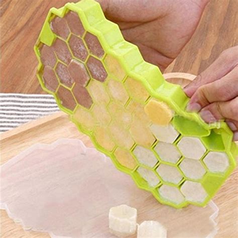 Ice Cubes Honeycomb Ice Cream Maker Form DIY Pops Mould Popsicle Molds ...