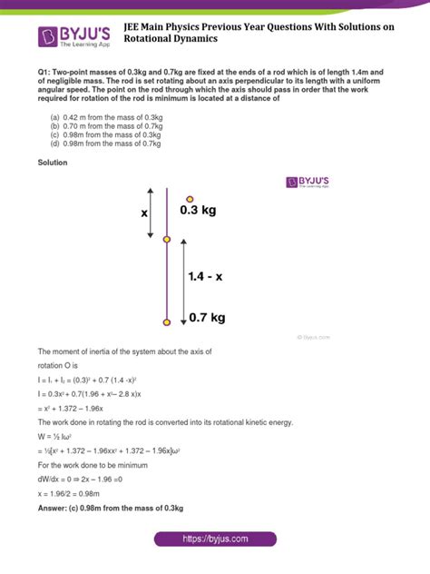 Image result for Physics Rotational Dynamics Problem
