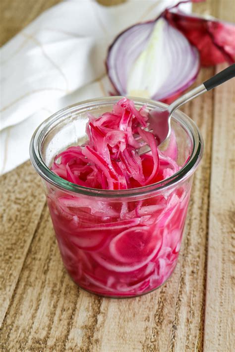 Quick Pickled Red Onions: No-Cook Recipe from Quick Dish