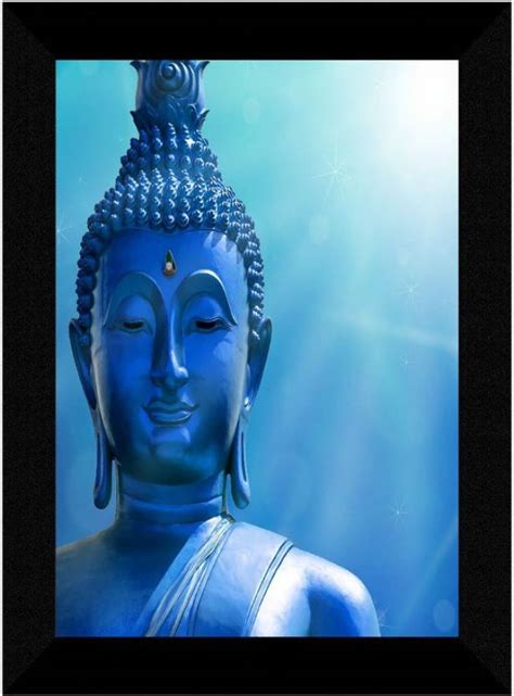 1 Art Of Creations Lord Buddha Open Eye UV Textured Home Decorative ...