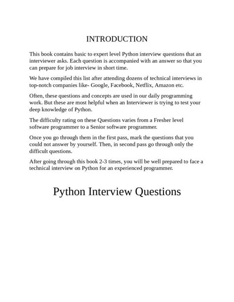 Image result for Interview Python Book