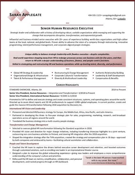 Professional Resume Examples 的图像结果