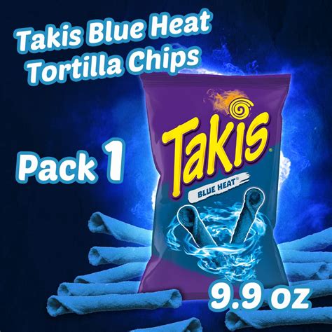Takis Blue heat Hot Chili Pepper New flavored, Great Spicy and crunchy ...