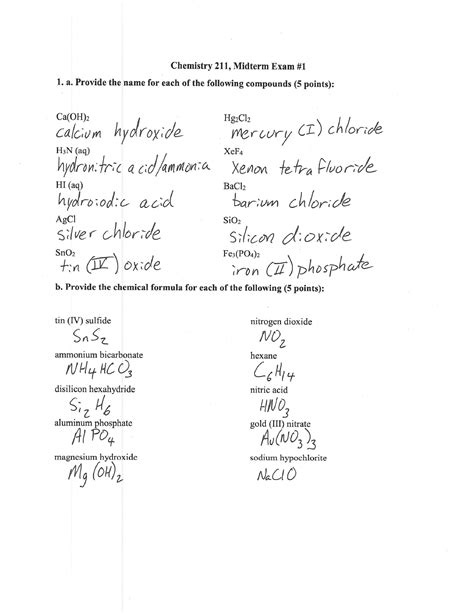 AP Chemistry Study Guide #1 - Studocu