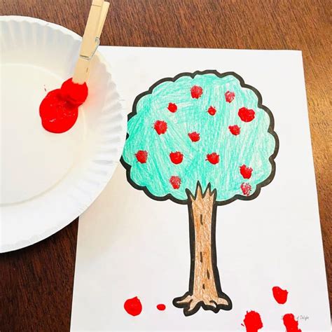 Apple Tree Craft 的图像结果
