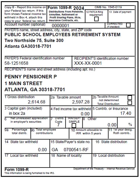 IRS 1099-R 的图像结果