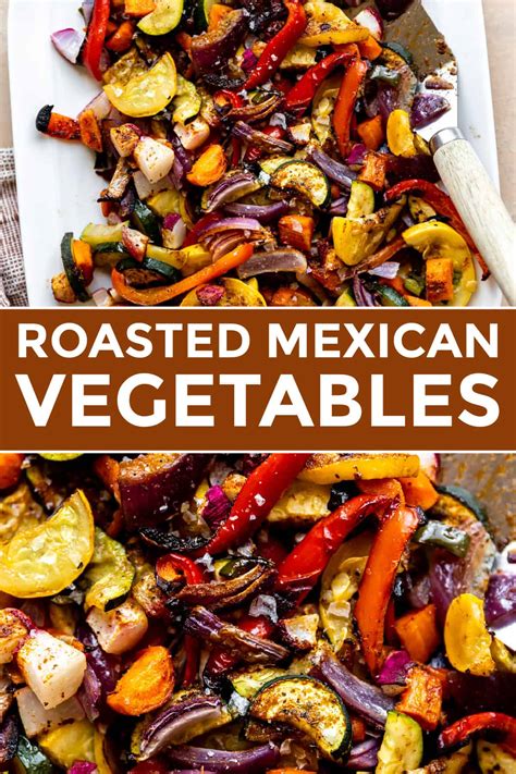 Roasted Mexican Vegetables - House of Yumm