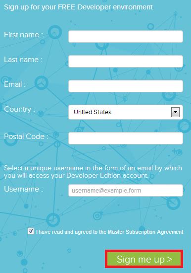 Image result for Sign Up Salesforce Developer Edition