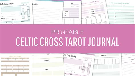 FREE Tarot Card Cheat Sheets - Tarot Cards Meanigns List PDF