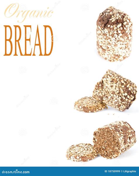 Organic whole grain bread stock image. Image of life - 18750999