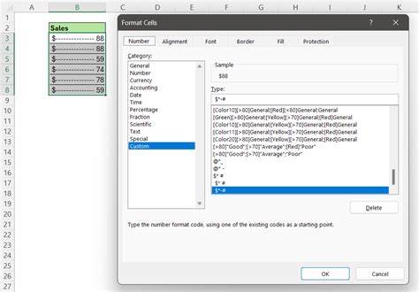 Excel Custom Format Complete Guide 的图像结果