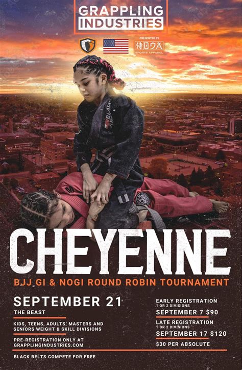 Grappling Industries Cheyenne, BEAST Foundation, Cheyenne, 21 September ...