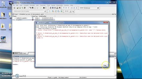 How to Simulate Verilog in ModelSim 的图像结果