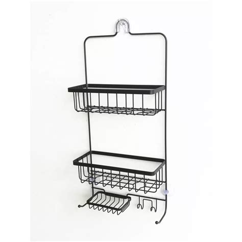 Bathroom Shower Caddy Black - Threshold™: Rust-Resistant Hanging ...