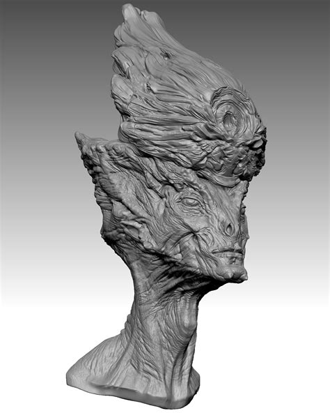 Alien Head 3D Model 的图像结果