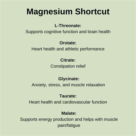 Best 12 8 Different Types Of Magnesium & Which To Take – Artofit