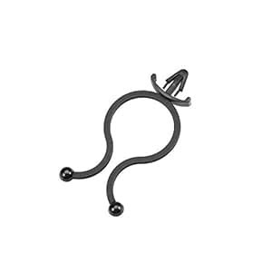 uxcell Twist Lock Cable Wire Ties Nylon U Shape Save Place 17mm Dia ...