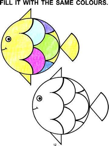 Colour With Crayons Book 1 For Kids Age 1 -6 Years - Drawing And ...