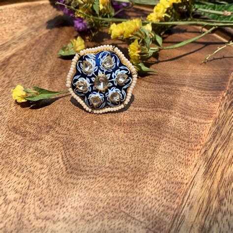 Firoza Polki Ring – Zeeya Luxury Jewellery