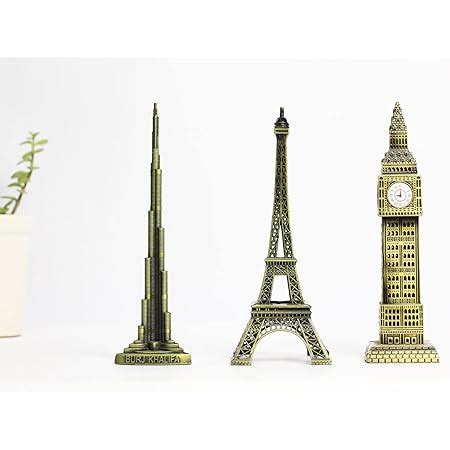 Buy THE QUIRKY HOME World Famous Monuments Burj Khalifa, Eiffel Tower ...
