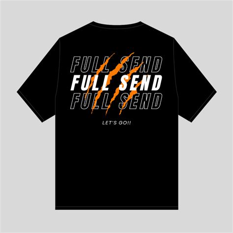 Full Send Oversized T-shirt – Rep God