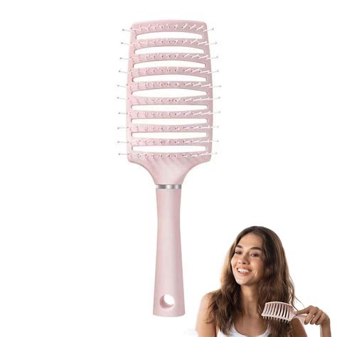 Buy Homeaura Detangler Hair Brush - Curved & Vented Hair Brush for ...