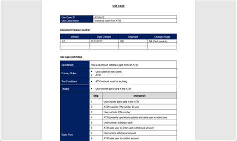Use Case Template Word – ITSM Docs - ITSM Documents & Templates