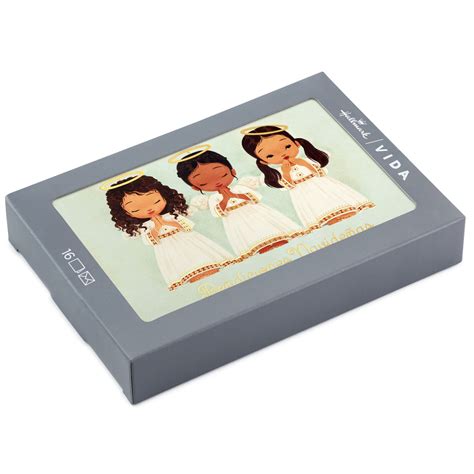 Three Little Angels Spanish-Language Boxed Christmas Cards, Pack of 16 ...
