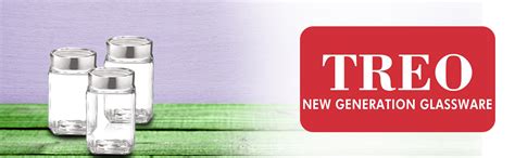 Buy Treo by Milton Cube Storage Containers, Set of 3, Glass Jar with ...