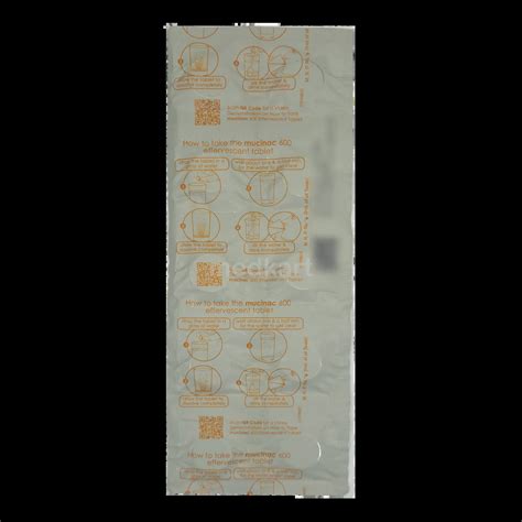 MUCINAC 600MG TABLET 10'S Price, Uses, Side Effects & Substitutes | Medkart