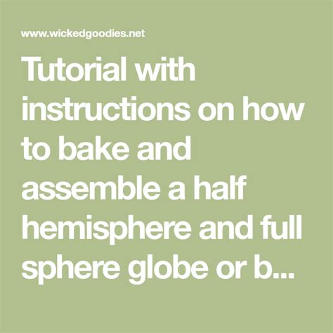 Image result for Half Sphere Cake Tutorial