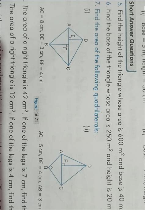 4o) In the of given figure find the value . is. de a + bfind the area ...