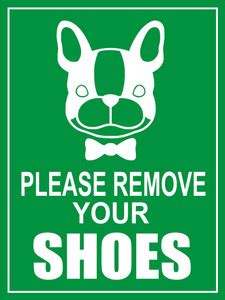 signEver Please Remove Your Shoes Sign Board For Office Bank Company ...