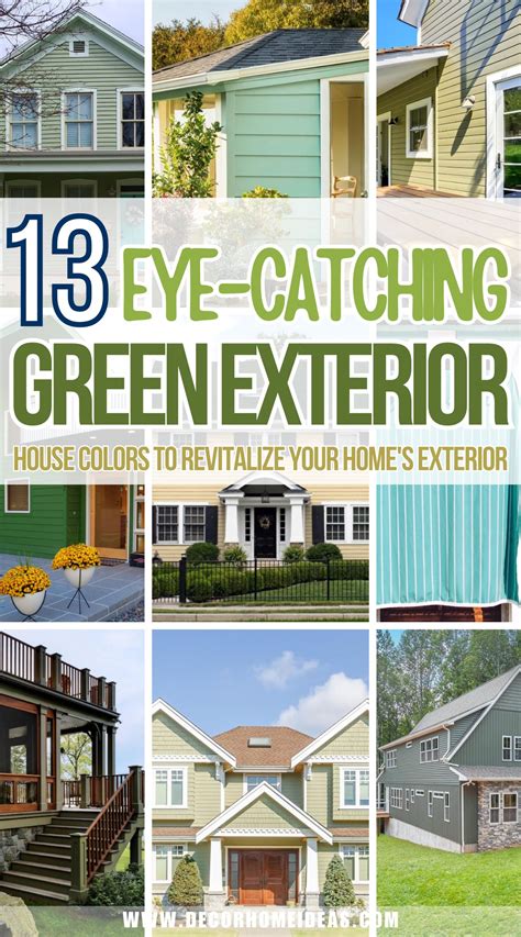 13 Stunning Green Exterior House Colors to Enhance Your Home's Outdoor ...