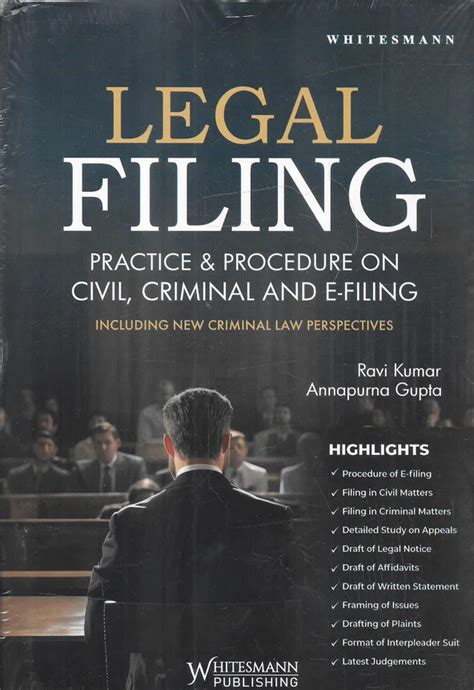 Ravi Kumar and Annapurna Gupta Legal Filing - Practice & Procedure on ...