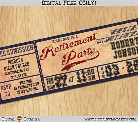 Buy Vintage Baseball Retirement Party Invitations - Personalized ...