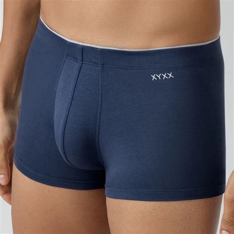 Buy IntelliSoft UNO Modal [Blue & Light Grey] Men's Trunks Pack of 2 ...