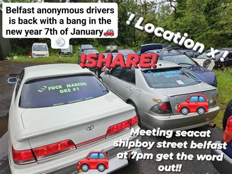 Belfast Anonymous Drivers Meet, Seacat Tuesday Ltd, Belfast, 7 January ...