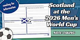 Scotland at the 2026 Men's World Cup Report-Writing Template