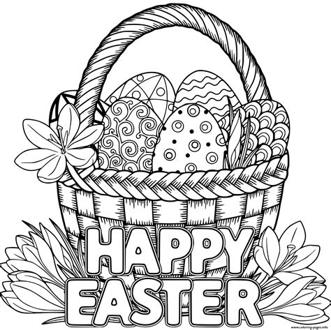 Printable Coloring Easter