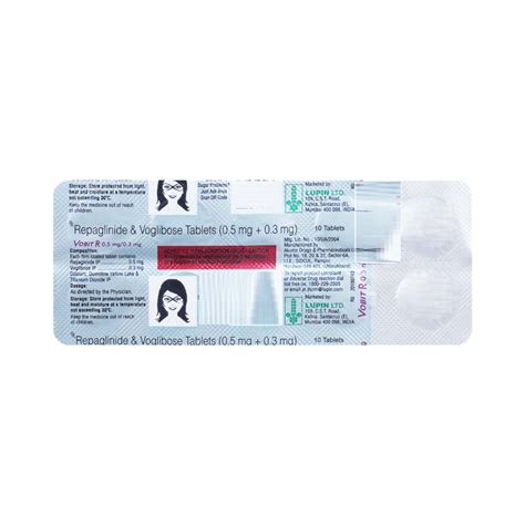Vobit R 0.5/0.3mg Strip Of 10 Tablets: Uses, Side Effects, Price ...