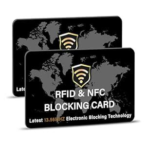 SaiTech IT 2 Pack RFID Blocking Card NFC Contactless Debit/Credit Card ...
