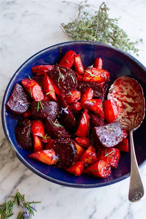 Miso-Maple Roasted Beets and Carrots - katesbestrecipes.com