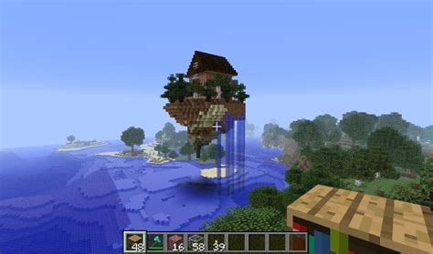 Image result for Minecraft Floating House Tutorial