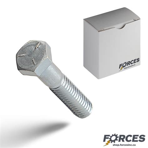 Hex Bolt 3/8"-24 x 6" Partial Thread - Zinc Plated