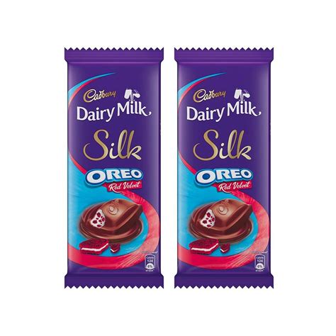 Cadbury Dairy Milk Silk Oreo Red Velvet Chocolate - Pack of 2