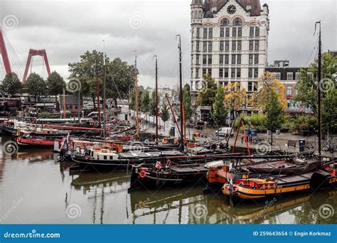 The Old Port of Rotterdam, the Netherlands Editorial Stock Image ...